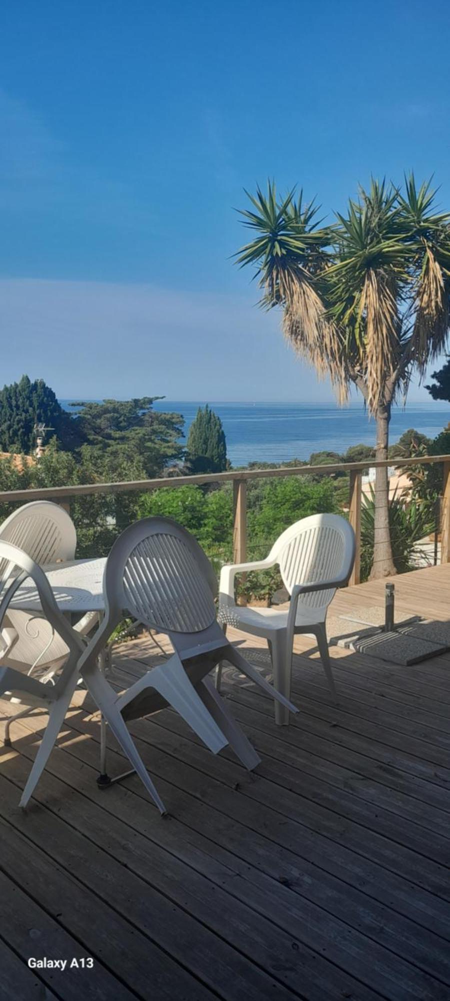 F3 Rdc Villa Vue Mer 180 Face A La Pointe De Giens Carqueiranne Pokój zdjęcie
